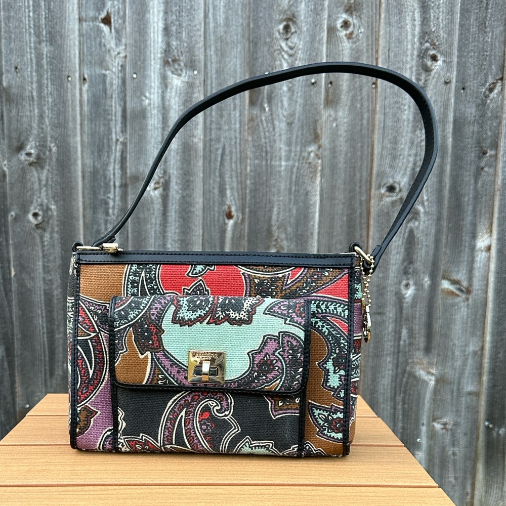 Spartina 449 Ella Paisley Shoulder Bag EUC
